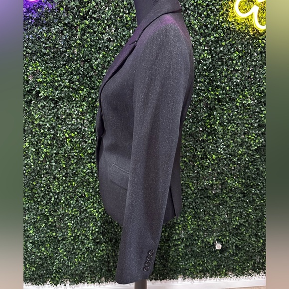 Express Design Studio Black & Gray Blazer Size 8 - Picture 4 of 5